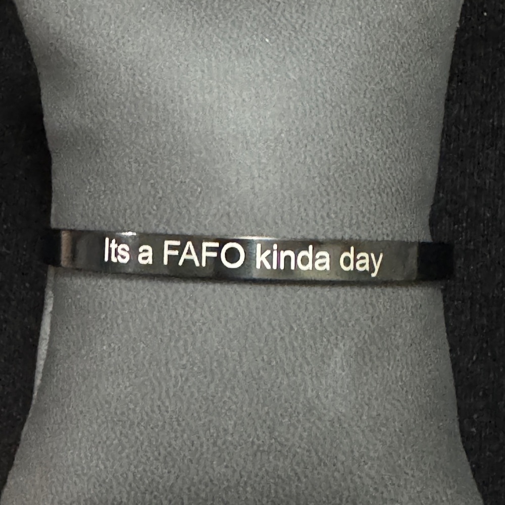 ✨ Snark by Steph Cuff Bracelet – Pick Your Favorite Phrase - Picture 3 of 6